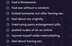 Dirty Never Have I Ever Questions Statements Sex Edition