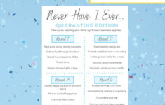 Never Have I Ever Quarantine Edition Games For Adults Etsy