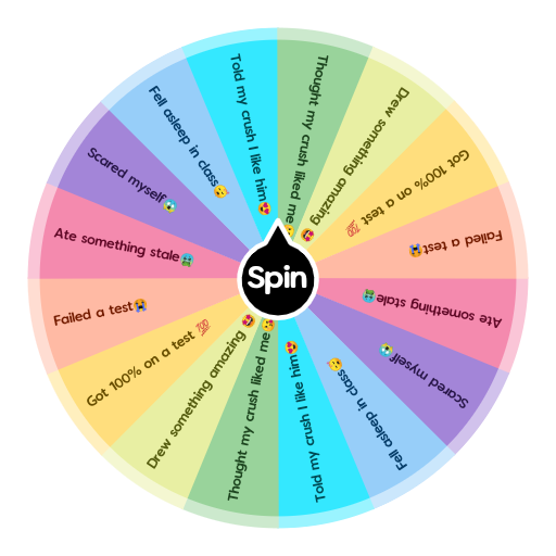 Never Have I Ever Spin The Wheel App